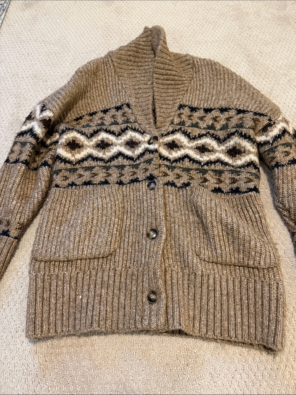 Spencer Fair Isle Cardigan Sweater